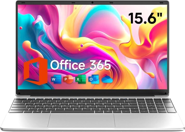 The Perfect Student and Business Laptop: 15.6" Windows 11 Powerhouse with Office 365