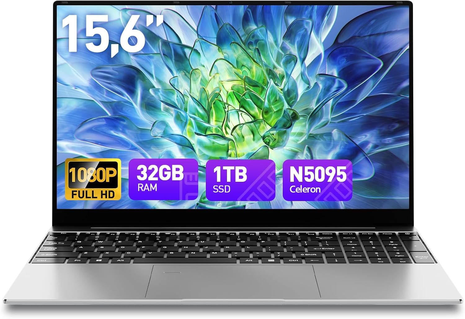 Power-Packed Productivity: A Review of the 15.6" Win 11 Laptop with 32GB RAM & 1TB SSD