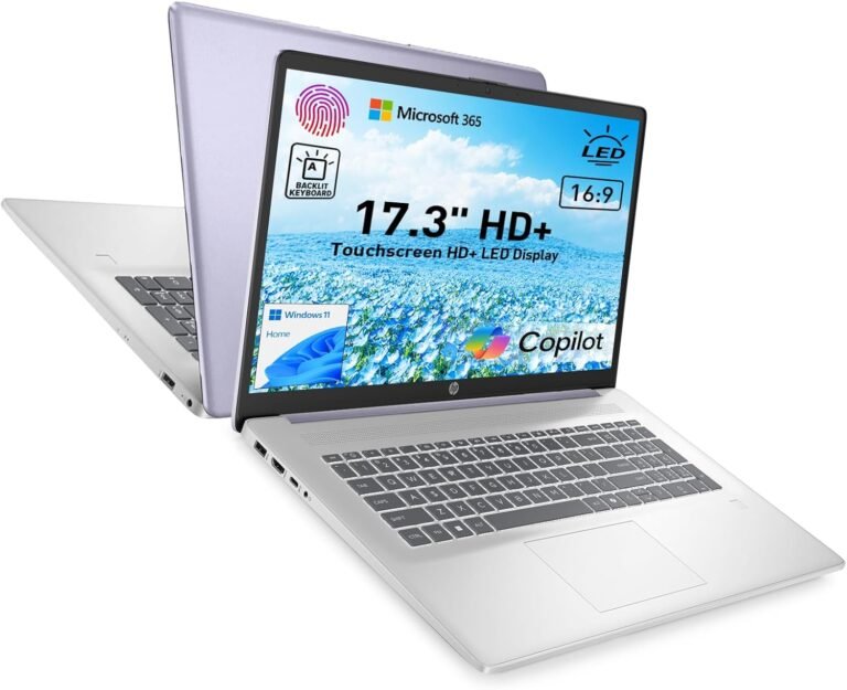 Unlock Productivity: HP 17.3" Touchscreen Laptop Review & Recommendations