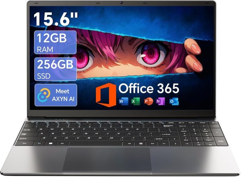 Unlock Productivity: The Ultimate 15.6" AI Laptop with Office 365 & 12GB RAM