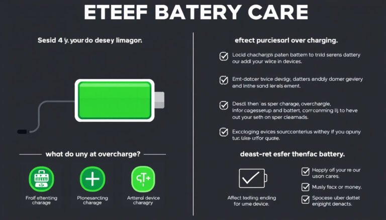 Mastering Battery Care: Essential Tips to Avoid Overcharging and Extend Your Device's Lifespan