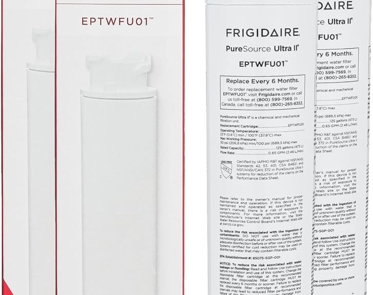Stay Hydrated: A Review of Frigidaire EPTWFU01 PureSource Ultra® II Water Filter Set