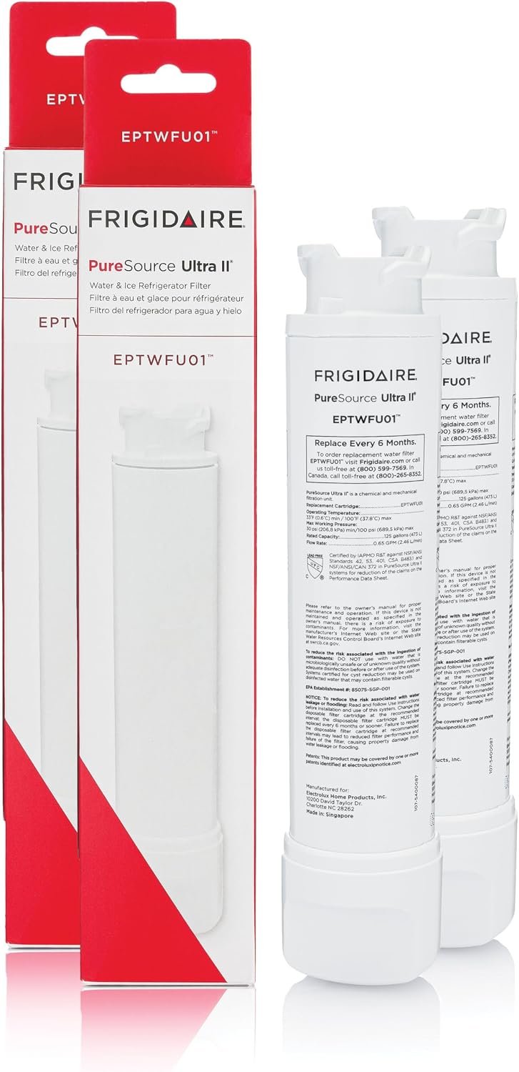 Stay Hydrated: A Review of Frigidaire EPTWFU01 PureSource Ultra® II Water Filter Set