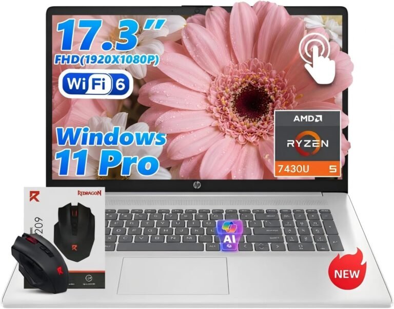 Unleashing Power: HP 17" Touchscreen Laptop Review – Ryzen 5, 32GB RAM, & 1TB SSD!