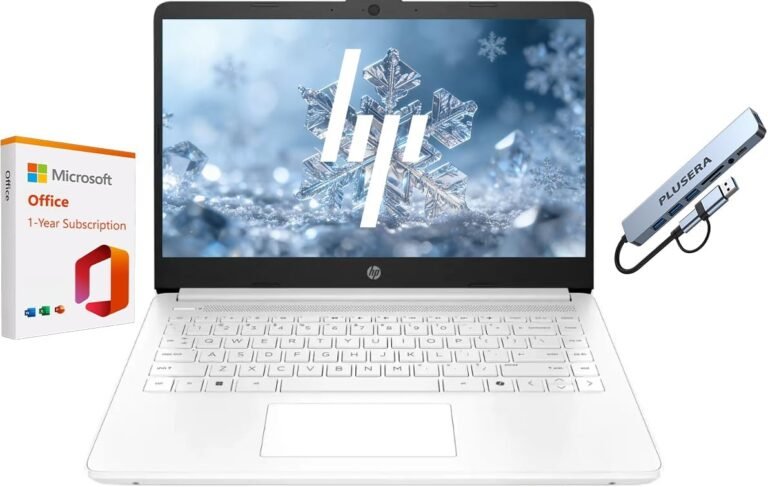 Unlock Productivity: HP 14" Business Laptop with AI-Enhanced Office 365