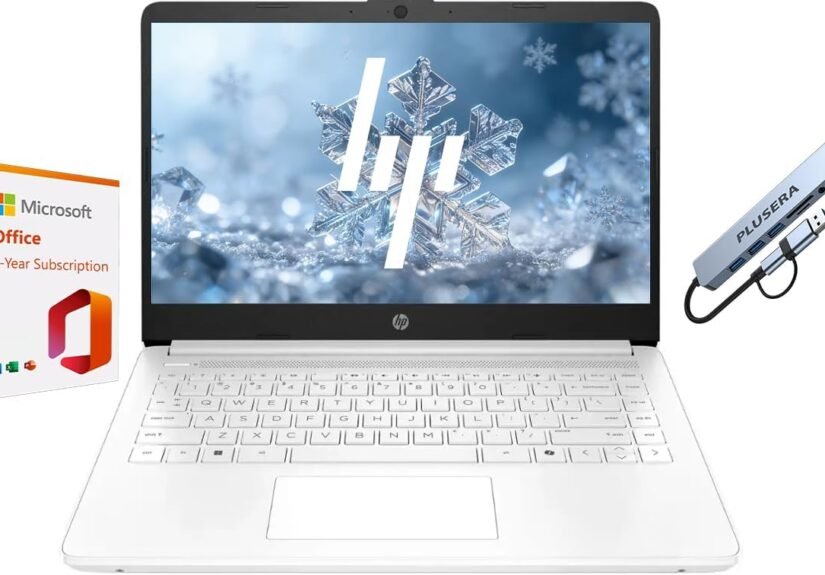 Unlock Productivity: HP 14" Business Laptop with AI-Enhanced Office 365