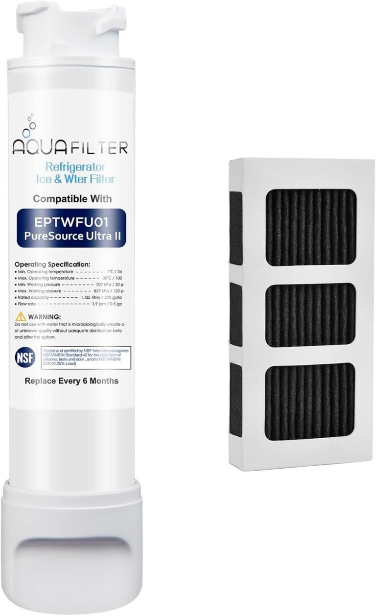 Pure Refreshment: Reviews of the EPTWFU01 Water Filter Combo for Your Fridge