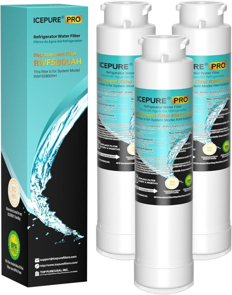 Upgrade Your Fridge: ICEPURE PRO RWF5800AH Water Filter Review