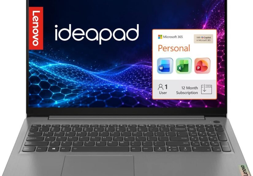Unlock Productivity: Lenovo 15.6" Full HD Laptop with Office 365 – Perfect for Students and Home Offices!